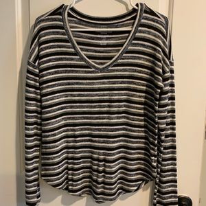 American Eagle Striped Long Sleeve